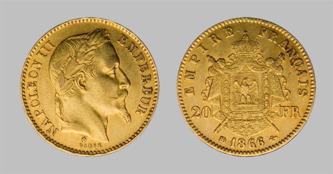 Napolean III 20 Franc 2